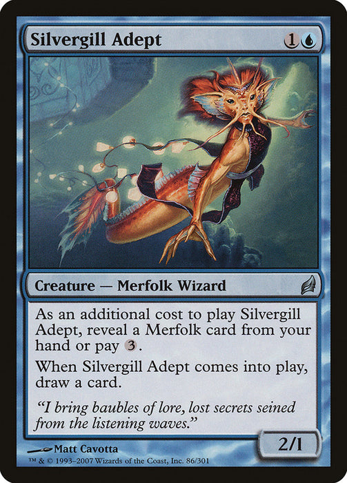 Silvergill Adept  (Foil)