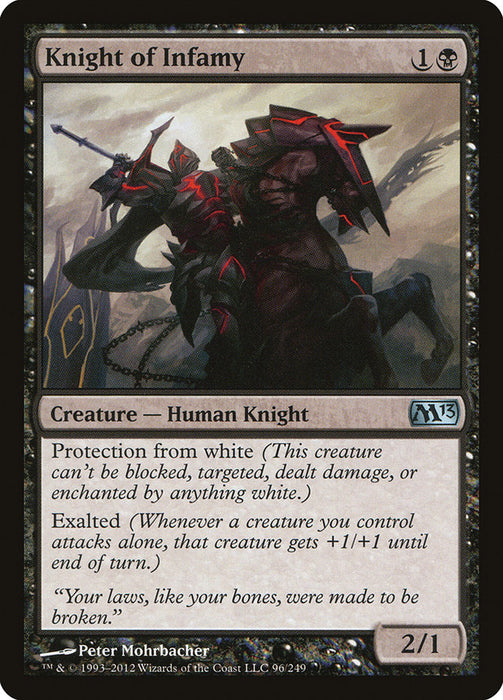 Knight of Infamy  (Foil)