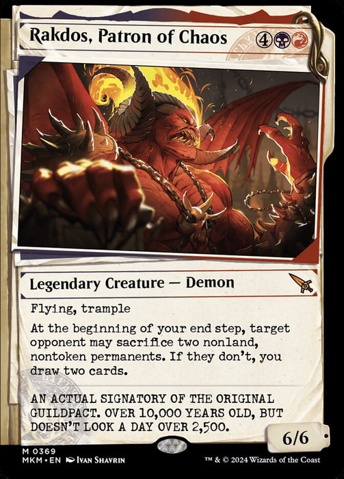 Rakdos, Patron of Chaos - Showcase- Legendary (Foil)