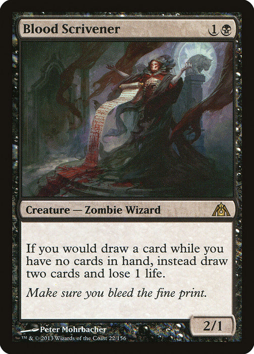 Blood Scrivener  (Foil)