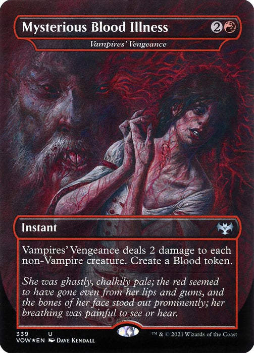 Mysterious Blood Illness - Vampires' Vengeance - Borderless  (Foil)