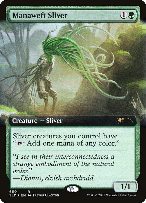 Manaweft Sliver - Extended Art (Foil)