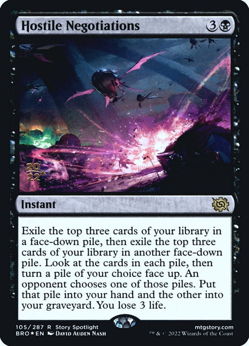 Hostile Negotiations (Foil)