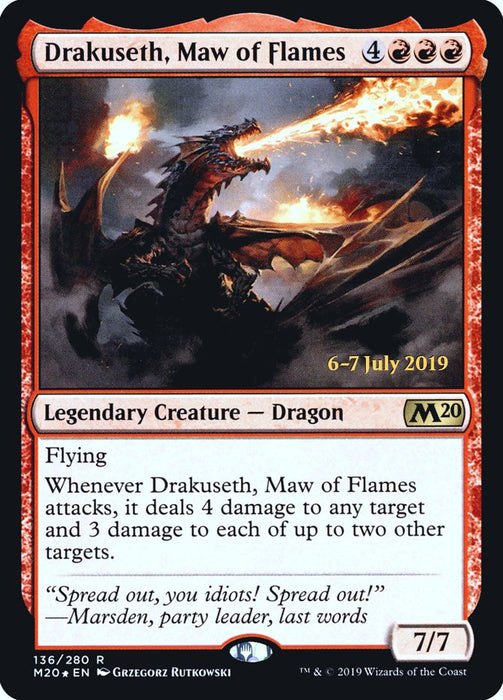 Drakuseth, Maw of Flames  - Legendary (Foil)