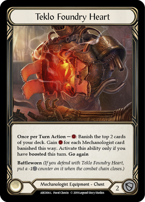 Teklo Foundry Heart - Cold Foil - 1st Edition
