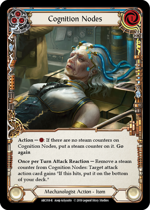 Cognition Nodes (Blue) - Rainbow Foil - Unlimited Edition