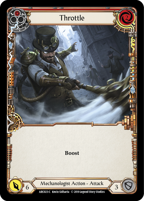 Throttle (Red) - Rainbow Foil - Unlimited Edition