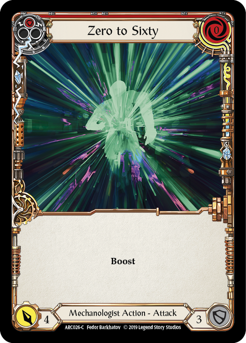 Zero to Sixty (Red) - 1st Edition