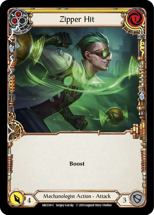 Zipper Hit (Yellow) - 1st Edition