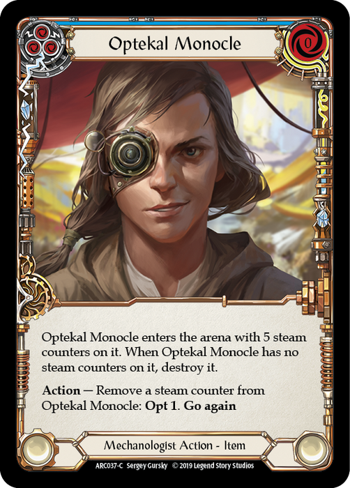 Optekal Monocle (Blue) - Unlimited Edition