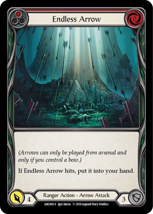 Endless Arrow (Red) - Rainbow Foil - Unlimited Edition