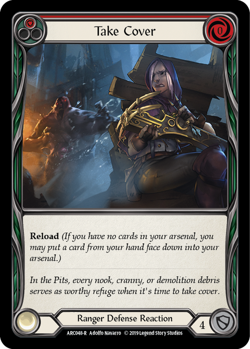 Take Cover (Red) - Rainbow Foil - Unlimited Edition