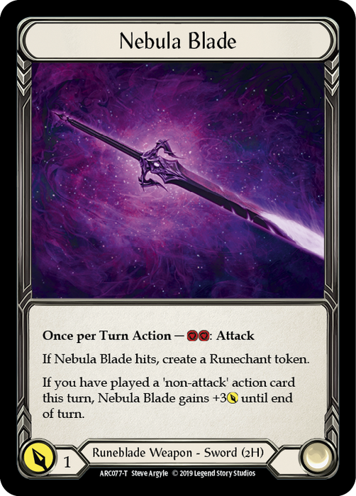 Nebula Blade - Rainbow Foil - Unlimited Edition
