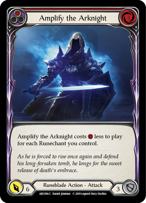 Amplify the Arknight (Red) - Rainbow Foil - Unlimited Edition