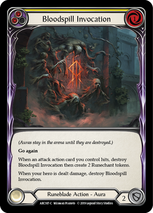 Bloodspill Invocation (Yellow) - Unlimited Edition