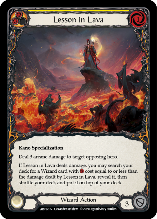 Lesson in Lava (Yellow) - Unlimited Edition
