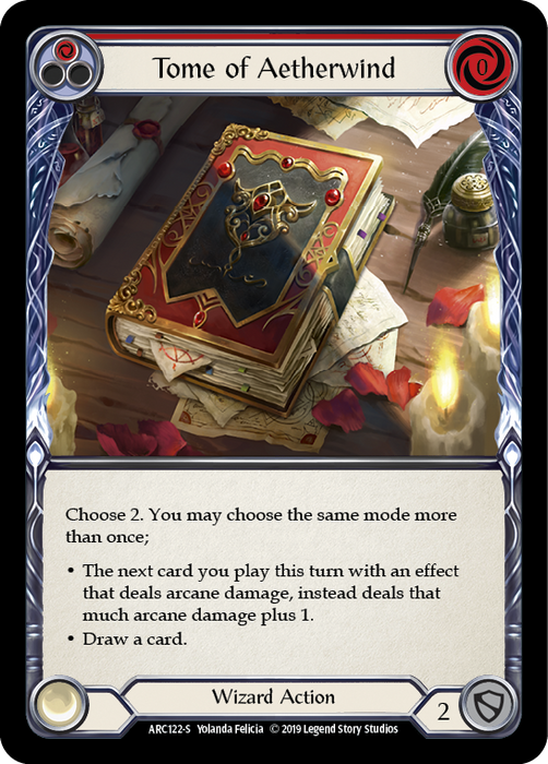 Tome of Aetherwind (Red) - Unlimited Edition