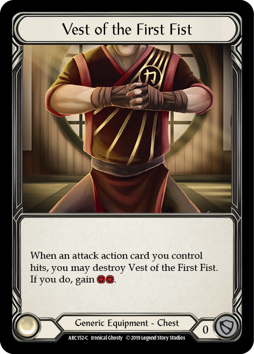 Vest of the First Fist - Rainbow Foil - Unlimited Edition