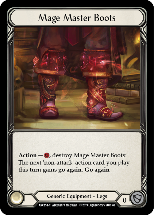 Mage Master Boots - Rainbow Foil - Unlimited Edition
