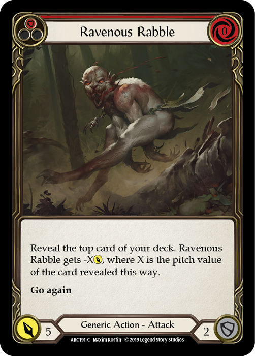 Ravenous Rabble (Red) - Unlimited Edition