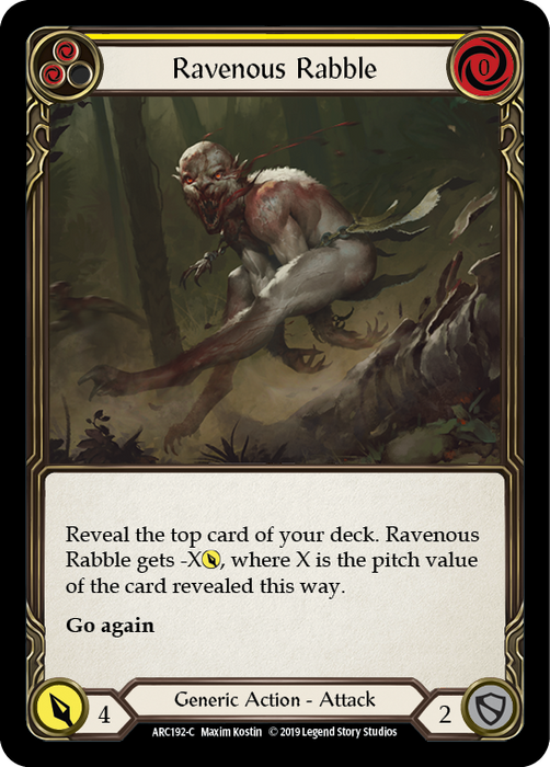 Ravenous Rabble (Yellow) - Unlimited Edition