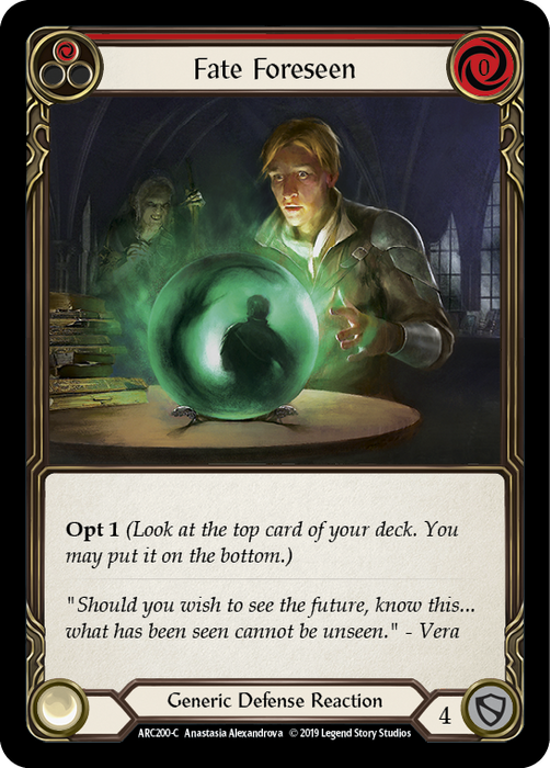 Fate Foreseen (Red) - 1st Edition
