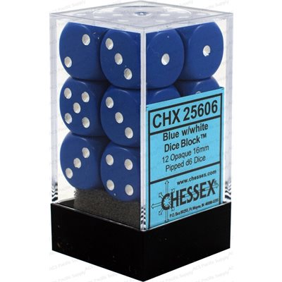 Chessex 12 Piece 16mm D6 Dice Set — Boutique Awesome
