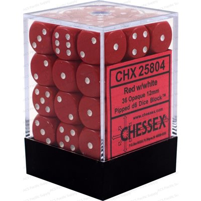 Chessex 36 Piece 12mm D6 Dice Set