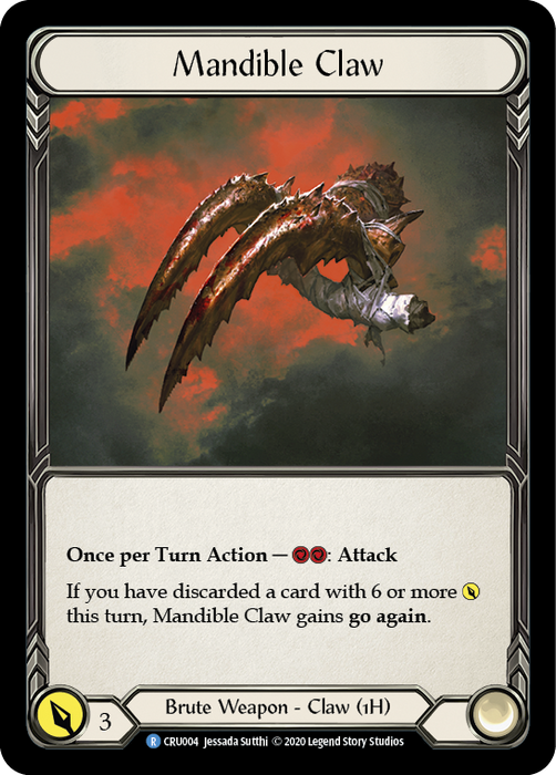 Mandible Claw - Cold Foil - 1st Edition