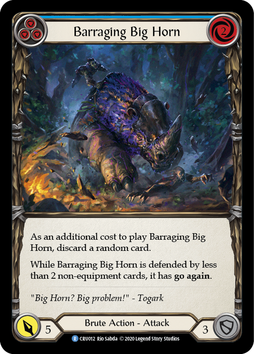 Barraging Big Horn (Blue) - Unlimited Edition