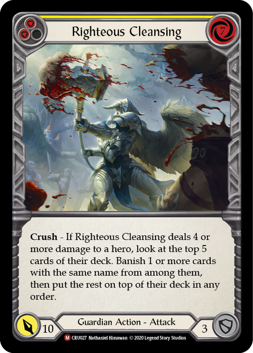 Righteous Cleansing - Rainbow Foil - 1st Edition