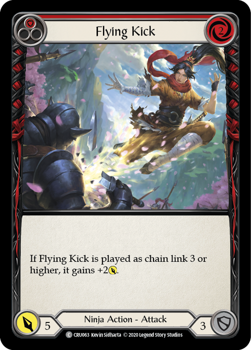 Flying Kick (Red) - Unlimited Edition