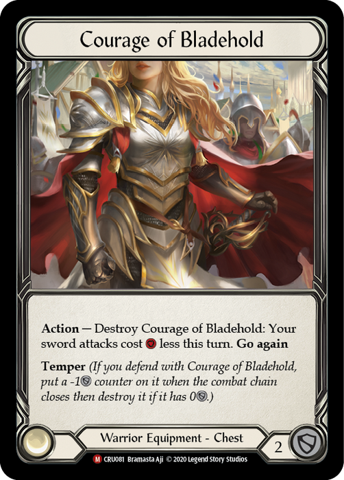 Courage of Bladehold - Rainbow Foil - Unlimited Edition