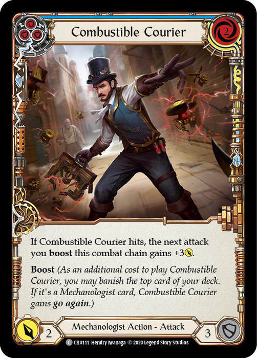 Combustible Courier (Blue) - Unlimited Edition