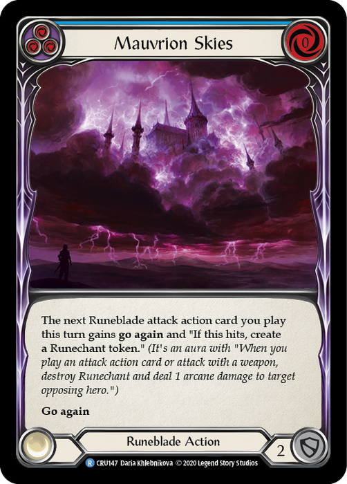 Mauvrion Skies (Blue) - Unlimited Edition