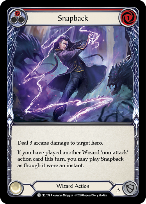 Snapback (Red) - Rainbow Foil - Unlimited Edition