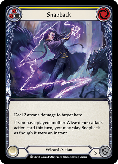 Snapback (Yellow) - Rainbow Foil - Unlimited Edition