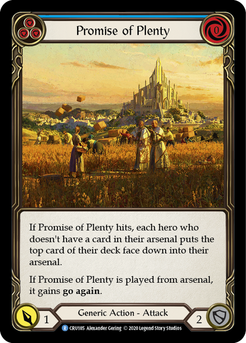Promise of Plenty (Blue) - Unlimited Edition