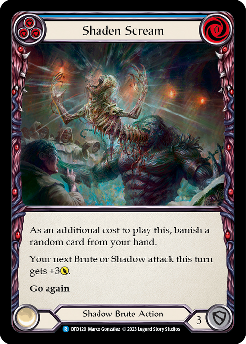 Shaden Scream (Blue) - Rainbow Foil