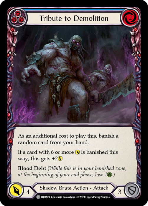 Tribute to Demolition (Blue)