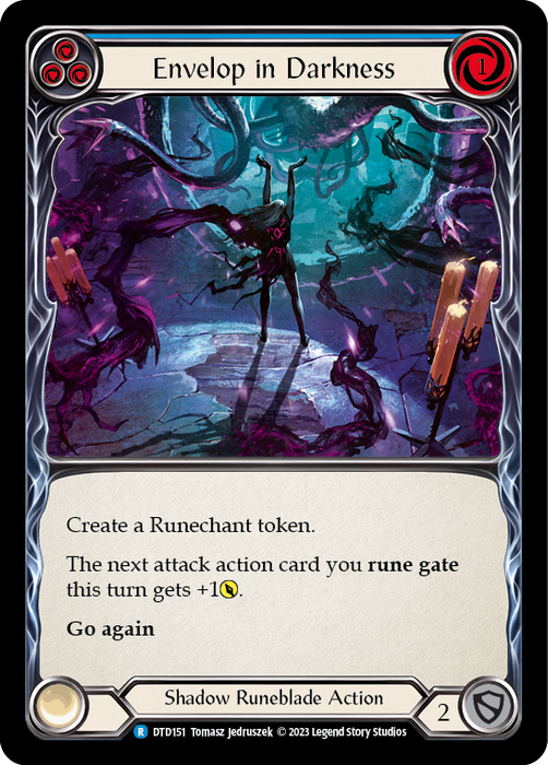 Envelop in Darkness (Blue)