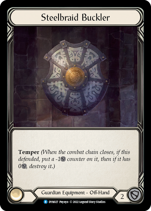 Steelbraid Buckler - Rainbow Foil