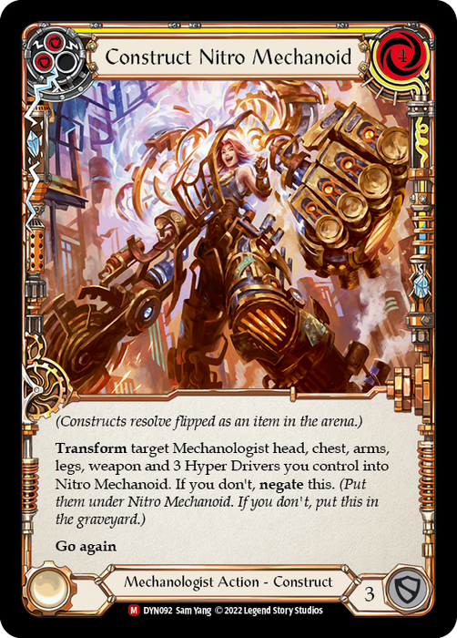 Construct Nitro Mechanoid - Rainbow Foil