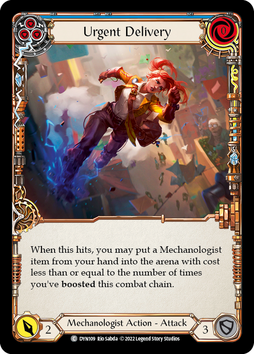 Urgent Delivery (Blue) - Rainbow Foil