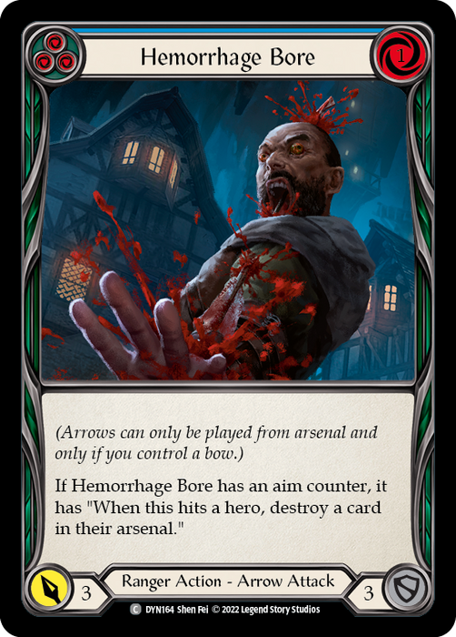 Hemorrhage Bore (Blue) - Rainbow Foil