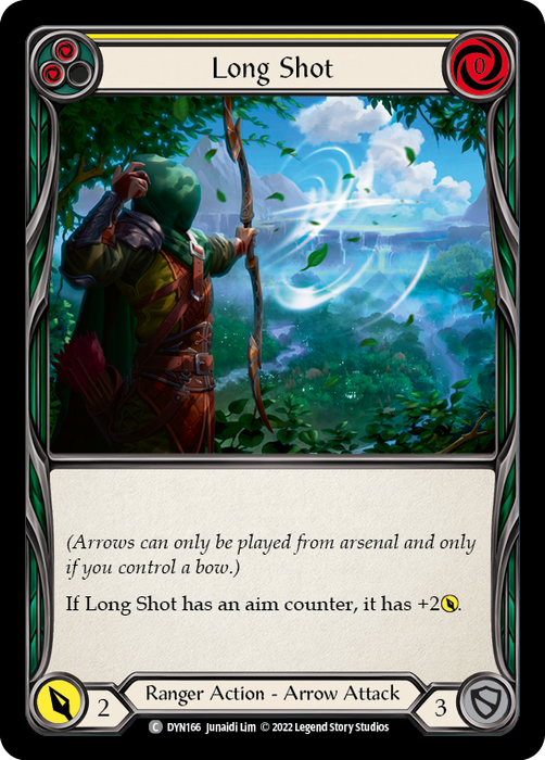Long Shot (Yellow) - Rainbow Foil