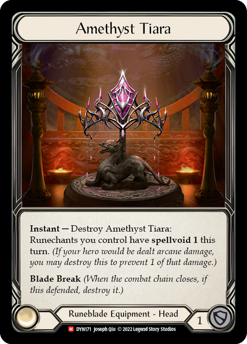 Amethyst Tiara - Rainbow Foil