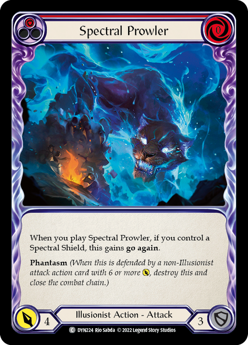 Spectral Prowler (Red) - Rainbow Foil