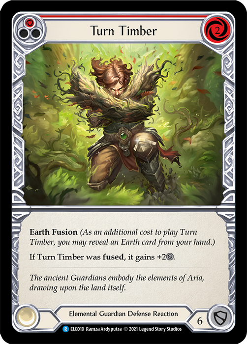 Turn Timber (Red) - Rainbow Foil - 1st Edition