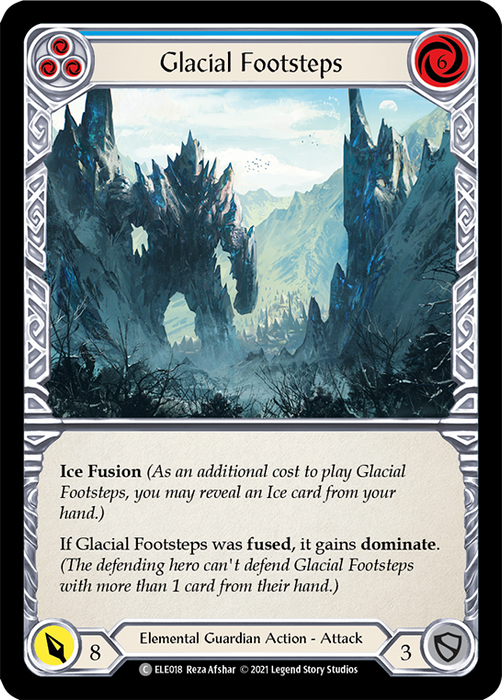 Glacial Footsteps (Blue) - 1st Edition
